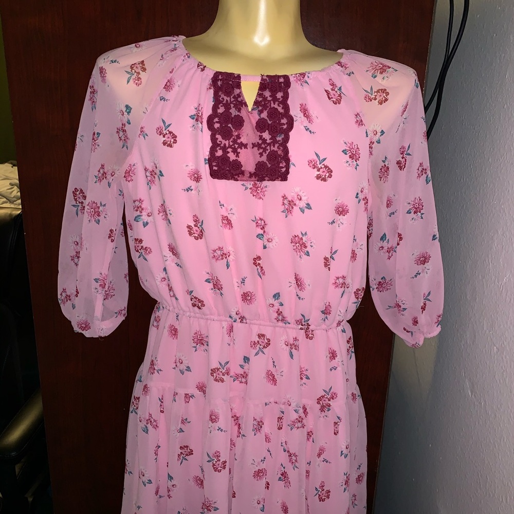 EUC Pink Dress by Ella Moss